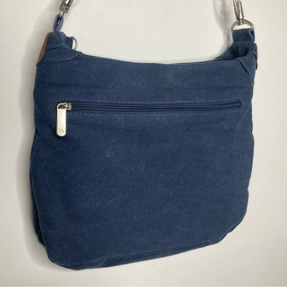 Travelon RFID anti-theft Heritage hobo‎ Bag navy blue